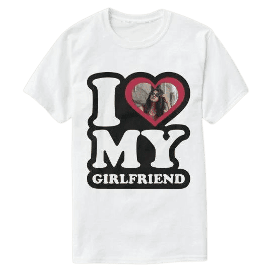 koszulka t-shirt I love my girlfriend walentynki 13156698126